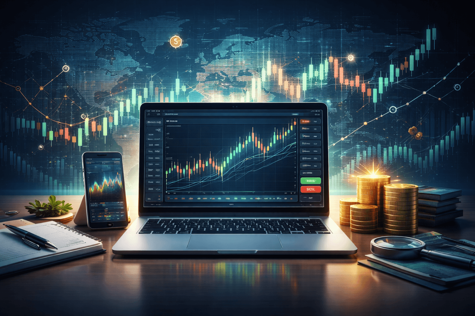 كيف تبدأ التداول من الصفر شرح عملي للمبتدئين